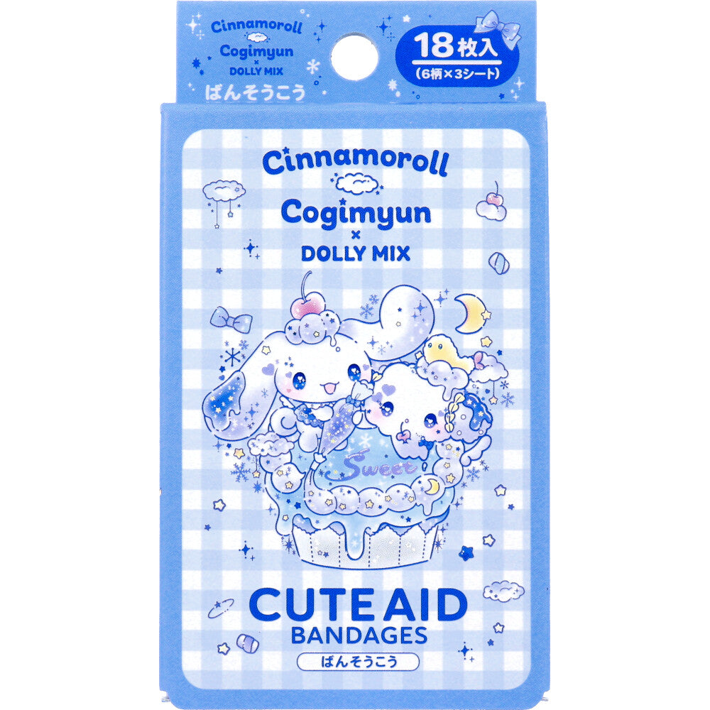 日本进口 Cinnamoroll 大耳狗 / Kogimyun 小麦粉精灵 创可贴 18枚