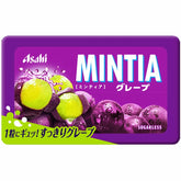日本直邮-ASAHI MINTIA 爆汁紫葡萄清凉薄荷糖 50粒装