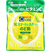 日本 Asahi C'S CASE VC 智能救援润喉糖 67g 无糖柠檬味 含维生素C