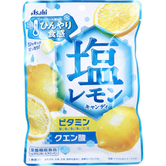 日本 Asahi 朝日 盐柠檬糖 62g 清凉柠檬糖 补充盐分 含维生素B1&C