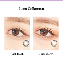 日本直邮-Ann365Lens Lunan Lumie月抛美瞳/隐形眼镜-2片装-DIA14.2mm | BC8.6mm | 含水率38.5%