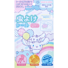 日本包税直发 三丽鸥 Sanrio 酷洛米 Kuromi 驱蚊贴 24枚装 天然尤加利精油 儿童户外防蚊贴