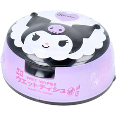 日本包税直发 Sanrio 三丽鸥酷洛米湿巾盒套装 含99.9%纯水湿巾80抽 Kuromi