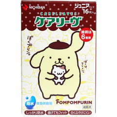 日本包税直发 Careleaves Sanrio 三丽欧 布丁狗防水创可贴 16枚装 儿童OK绷 Junior尺寸