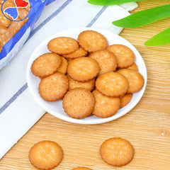 日本直发 日本NOMURA野村 天日盐煎豆小圆饼 薄脆饼干 120g 【网红爆品 追剧零食】日本零食