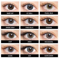 日本直邮-Crumm 1day日抛美瞳/隐形眼镜-10片装-DIA14.5mm | BC 8.6mm | 含水率58%
