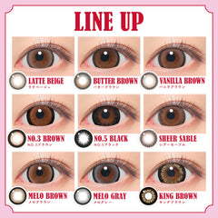 日本直邮-Fabulous日抛美瞳/隐形眼镜-10片装-DIA15.0mm | BC8.6mm | 高含水58％