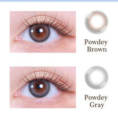 日本直邮-Ann365Lens Powdery月抛美瞳/隐形眼镜-2片装-DIA14.2mm | BC8.6mm | 含水率38.5%