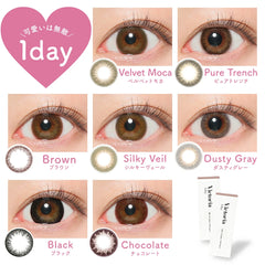 日本直邮-Victoria日抛美瞳/隐形眼镜-10片装-DIA14.2mm | BC 8.6mm | 含水率38.6%