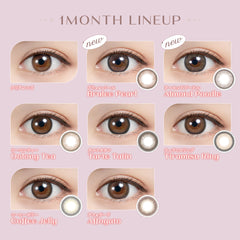 日本直邮-feliamo月抛美瞳/隐形眼镜-2片装-DIA14.2/14.5mm | BC8.6mm | 含水率38.0%